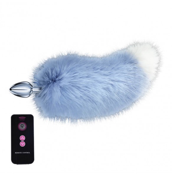 MizzZee - Scarlet Night Swinging Fox Tail Plug (Chargeable - Blue)